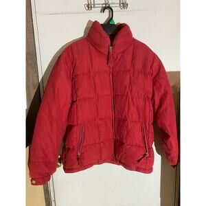 Nuage Duvet Down Puffer Coat Red Women’s L